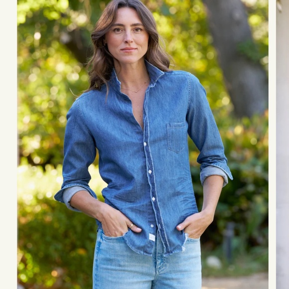 Frank and Eileen “Barry” Denim shirt - size L - Picture 1 of 5